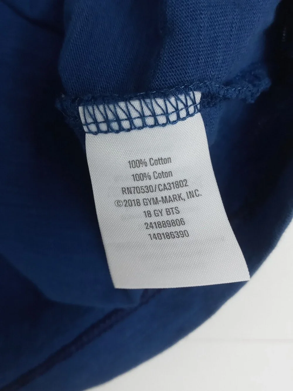 Gymboree boys 3T blue with ombre rainbow rebel design tshirt vintage looking